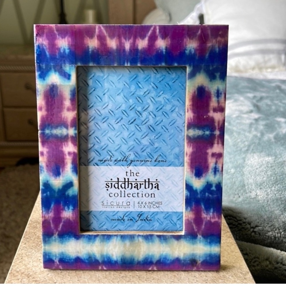 Argentine SC by Sicura Inc picture frame for 4x6 picture made with genuine bone